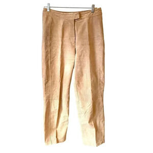Chadwick’s 100% Leather Straight Leg Pants Women Size 8